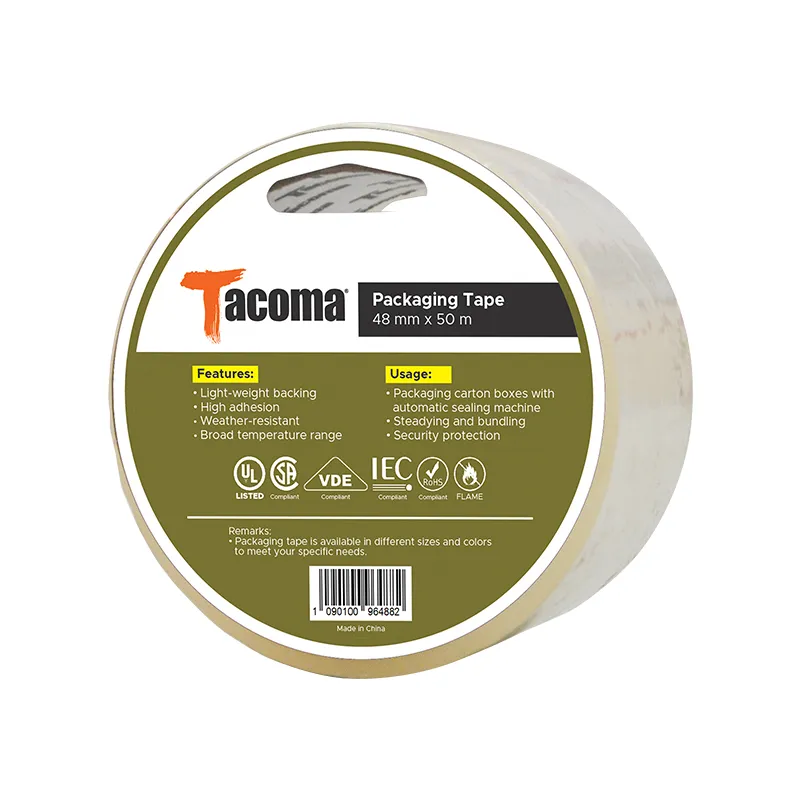 TACOMA PACKAGING TAPE PTY-0923C CLEAR BOPP